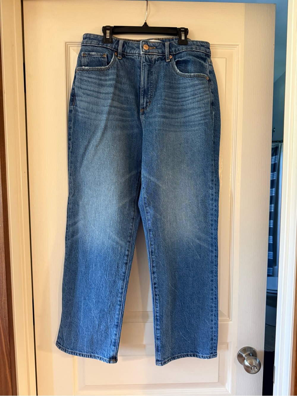 LOFT Light Blue Straight-Leg Women's Jeans